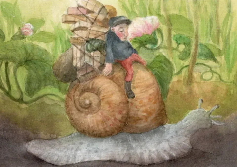 Ginger Fairy Monika Speck Schneckenpost Kaart 10,5x15
