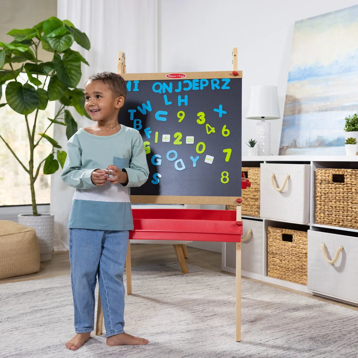 Melissa & Doug Deluxe Magnetic schildersezel hout magnetisch