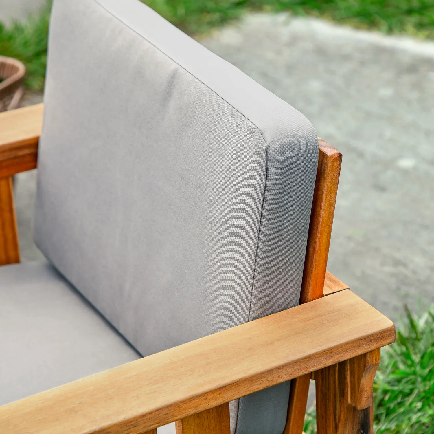 Guidecraft Martha Stewart Kids Outdoor Chair kinderstoel acacia
