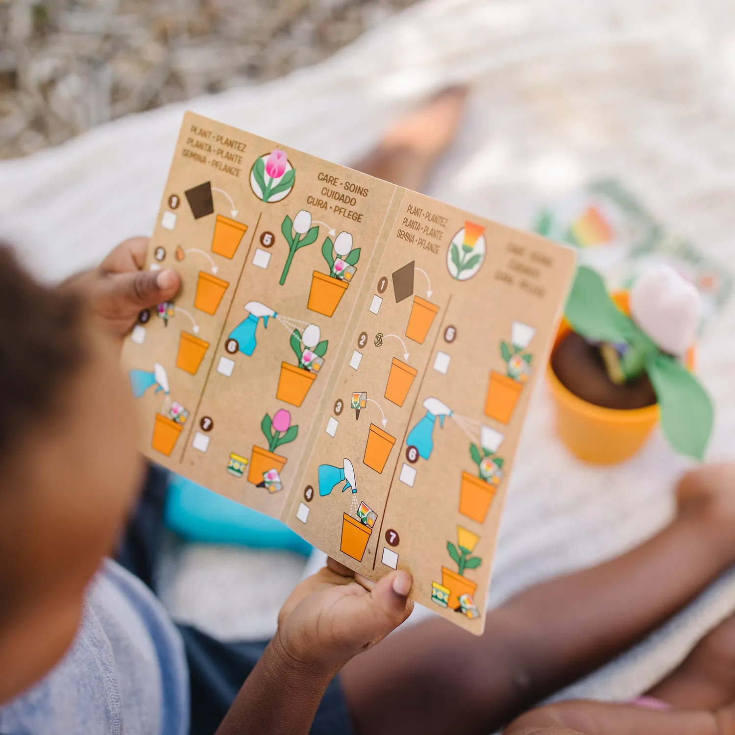 Melissa & Doug Let's Explore Flower Gardening speelset bloemen 3+ jaar