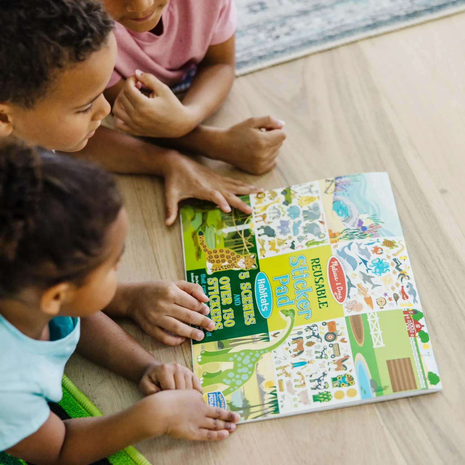 Melissa & Doug Habitats Stickerboek Herbruikbaar 150+