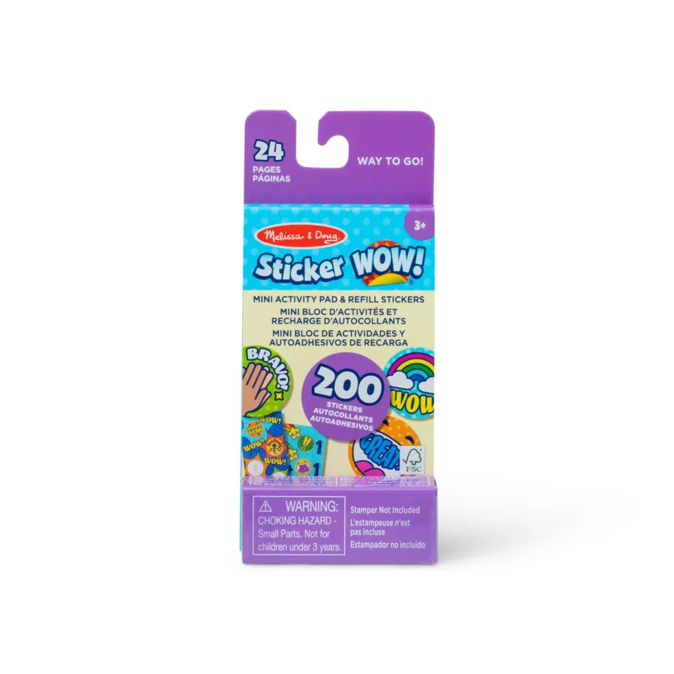 Melissa & Doug Sticker WOW Way to Go stickerboek 200 stickers