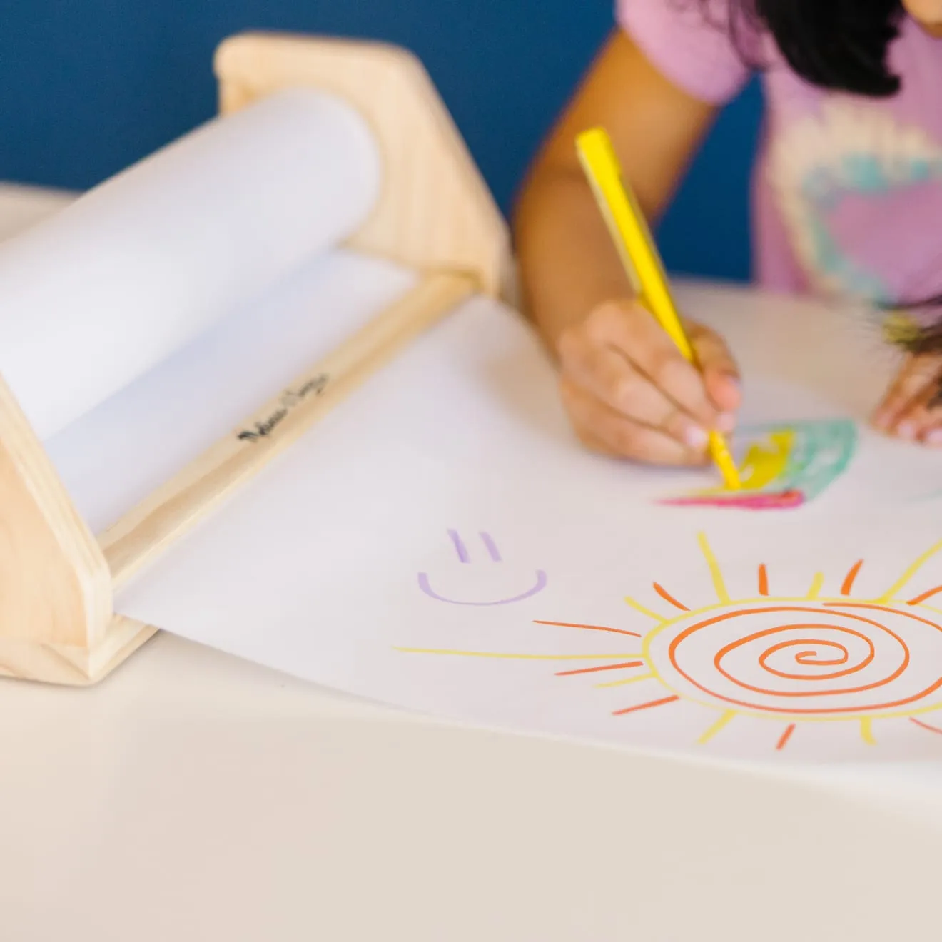 Melissa & Doug Tafel Papierrolhouder Houten met Rol