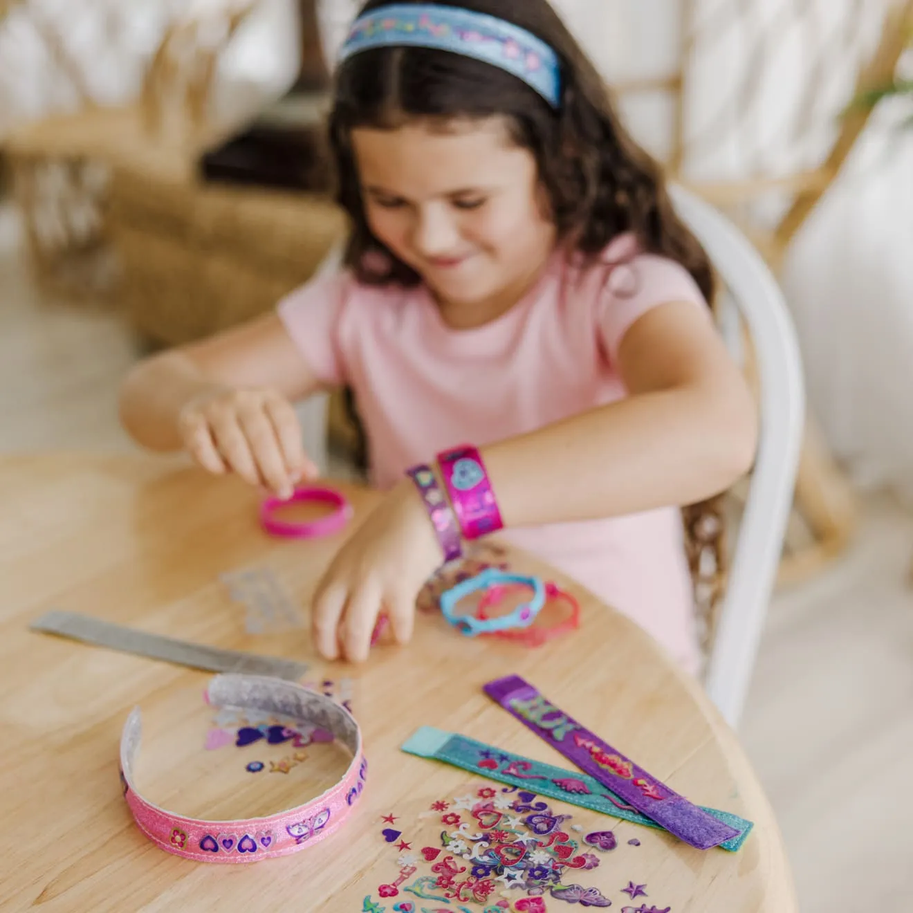 Melissa & Doug Design-Your-Own armbanden knutselset glitter