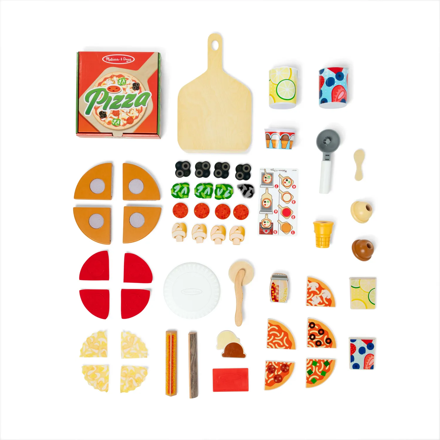 Melissa & Doug Pizza Food Truck Activity Center houten 3+