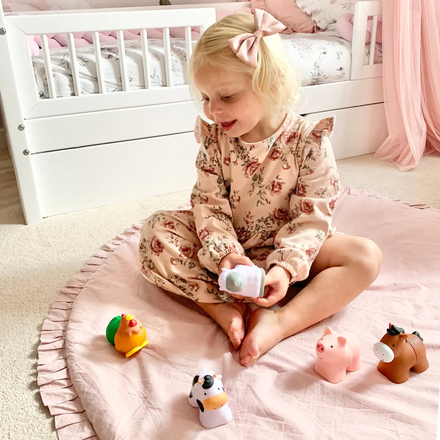 Melissa & Doug Pop Blocks Farm Animals speelset 10-delig