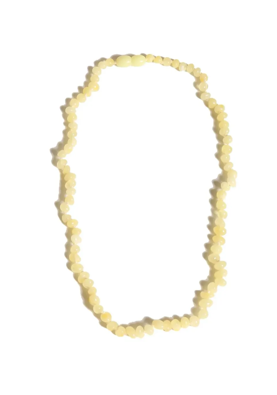 Ginger Fairy Coni ketting barnsteen vanille 45 cm