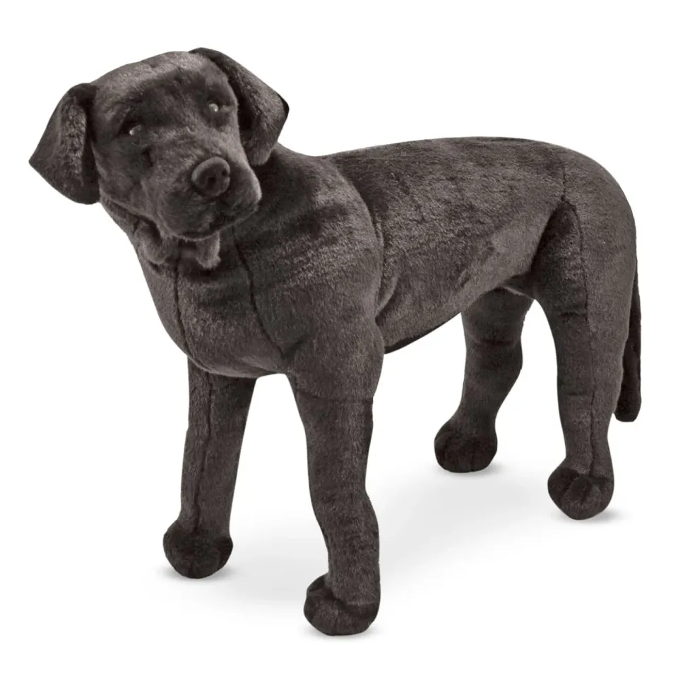 Melissa & Doug Black Lab knuffel reuze zwarte labrador