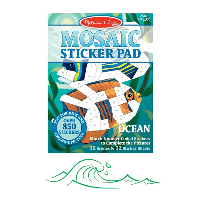 Melissa & Doug Mosaic Ocean stickerboek 6-8 jaar