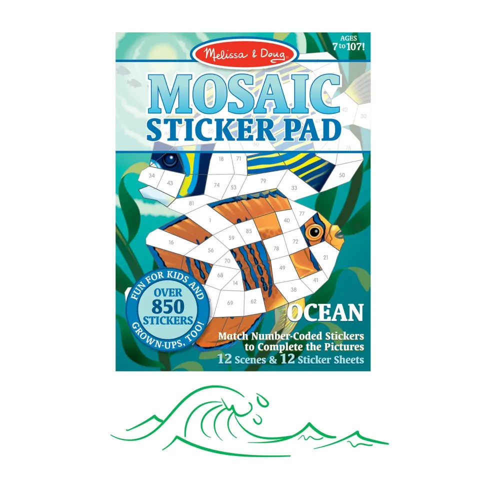 Melissa & Doug Mosaic Ocean stickerboek 6-8 jaar