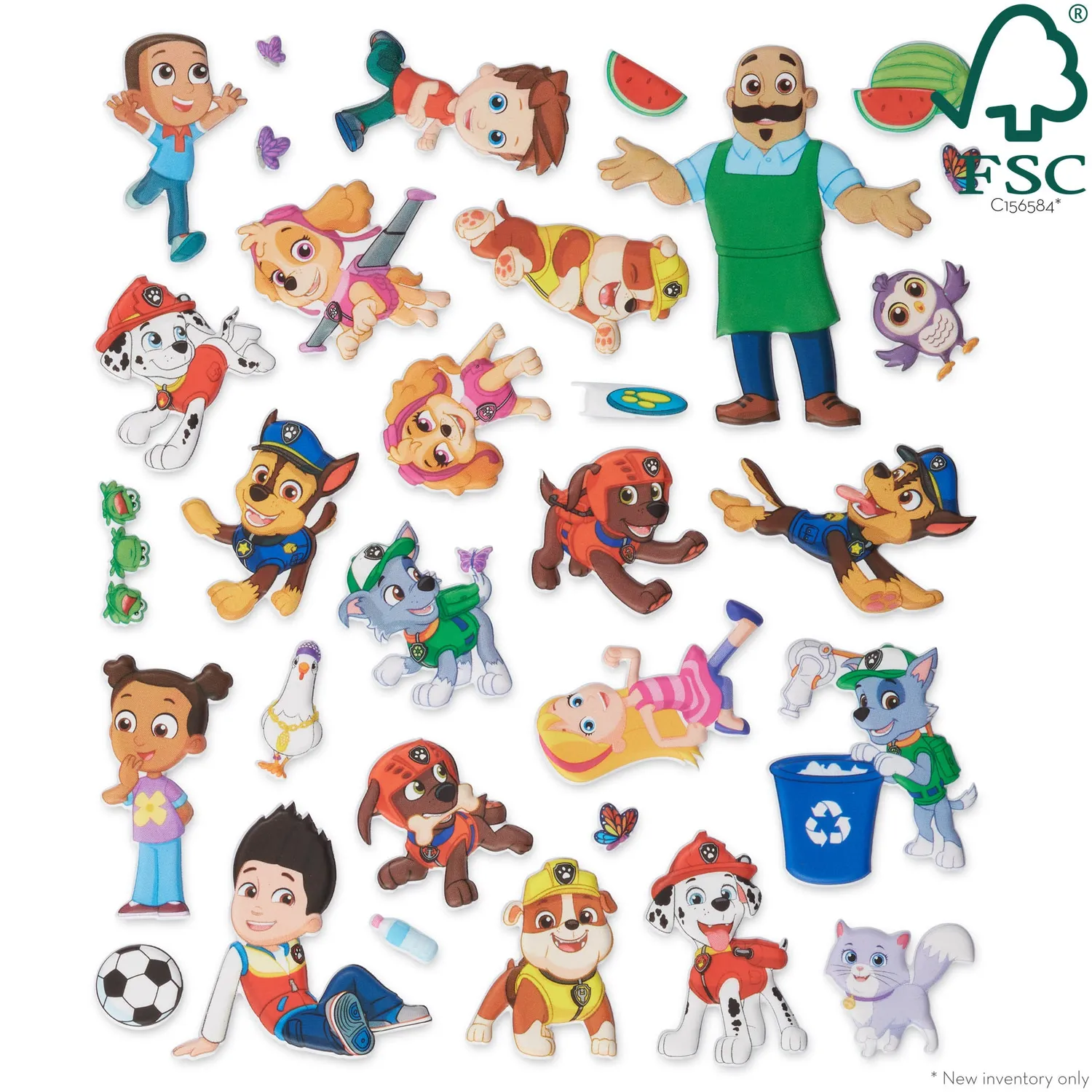 Melissa & Doug PAW Patrol Adventure Bay puffy stickers 31 stuks herbruikbaar