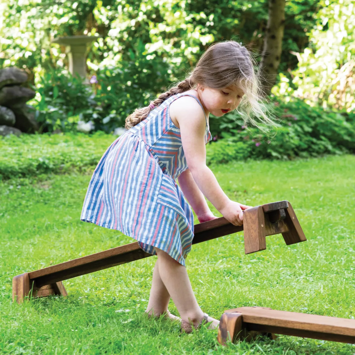 Guidecraft Acadia Balance Beam evenwichtsbalk set van 2