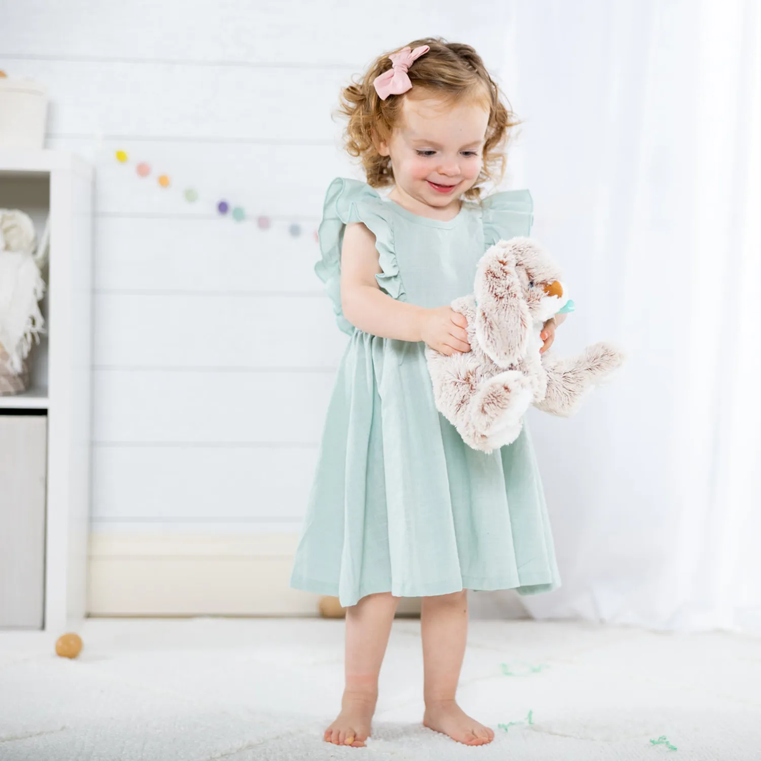 Melissa & Doug Burrow Bunny pluche konijn 23 cm