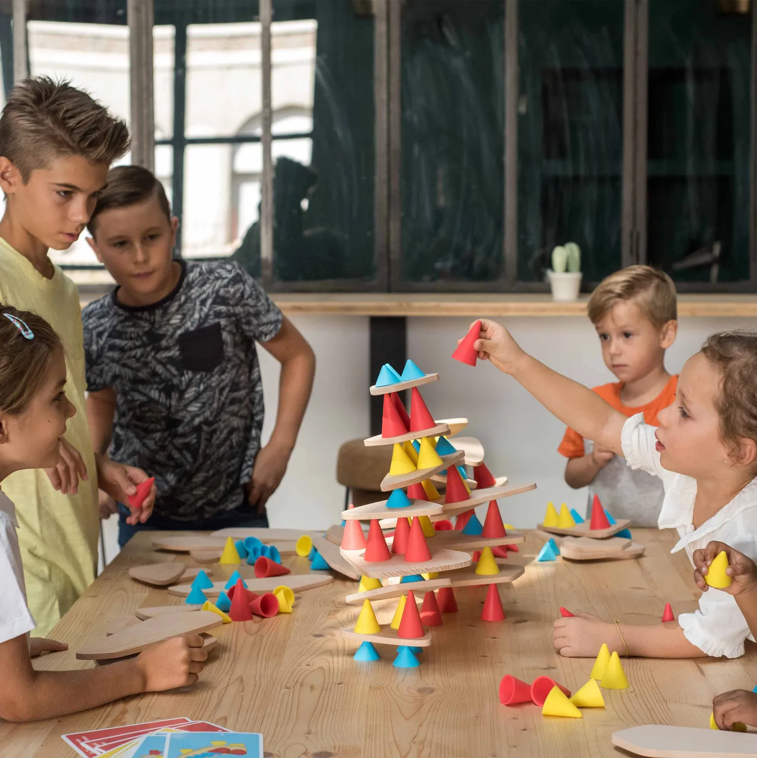 OPPI Piks Education Kit bouwspel 128 stuks kaarten