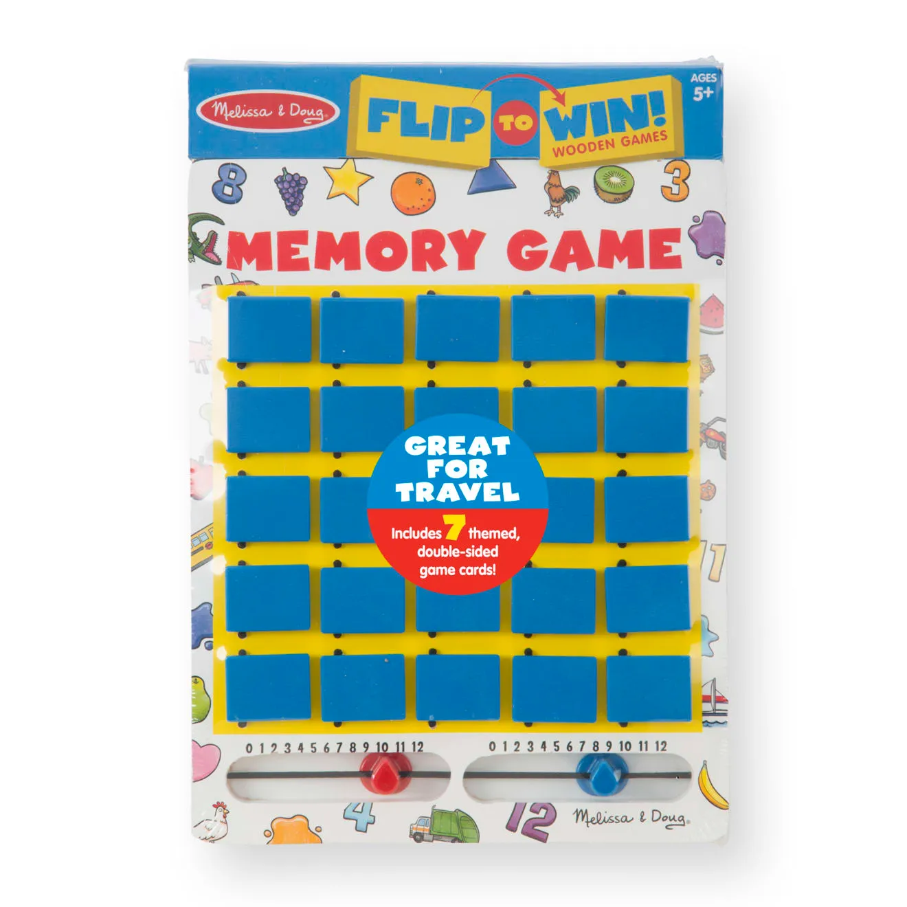 Melissa & Doug Flip-to-Win Memory Game memospel houten