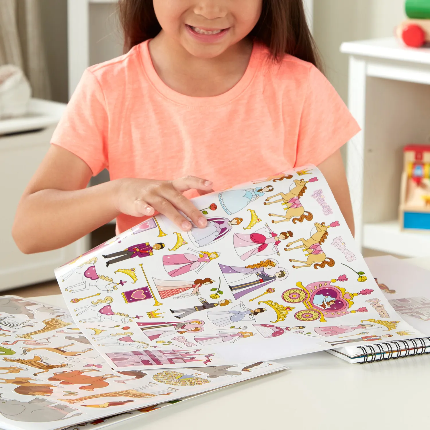Melissa & Doug Stickerboek 700+ stickers prinsessen dieren feest