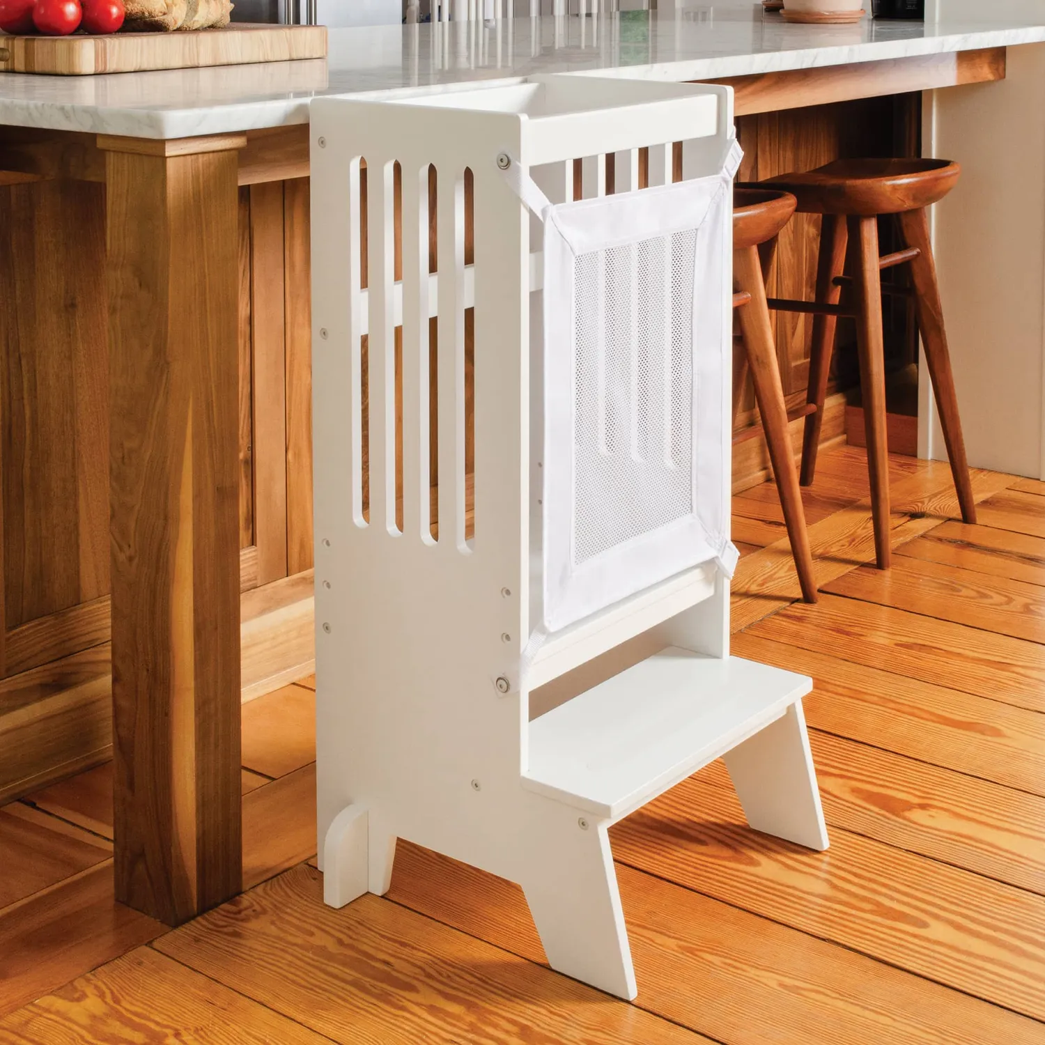 Guidecraft Jr Contemporary Kitchen Helper leertoren wit houten