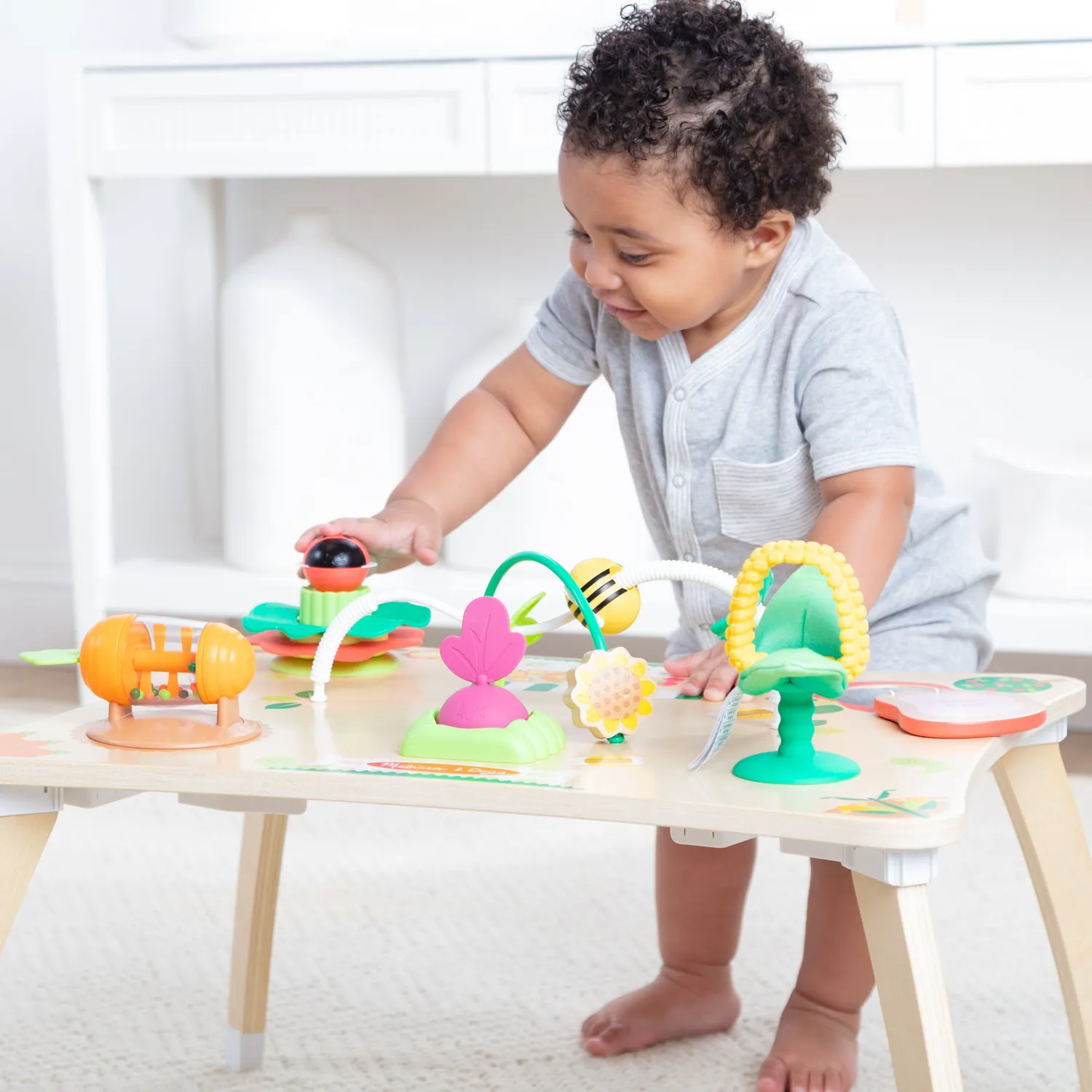 Melissa & Doug Farmers Market 3-in-1 activiteitencentrum baby hout