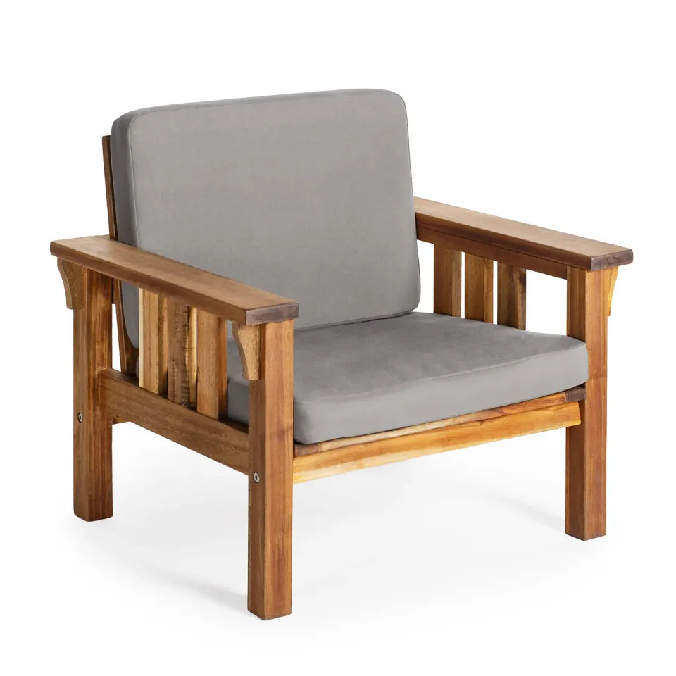 Guidecraft Martha Stewart Kids Outdoor Chair kinderstoel acacia