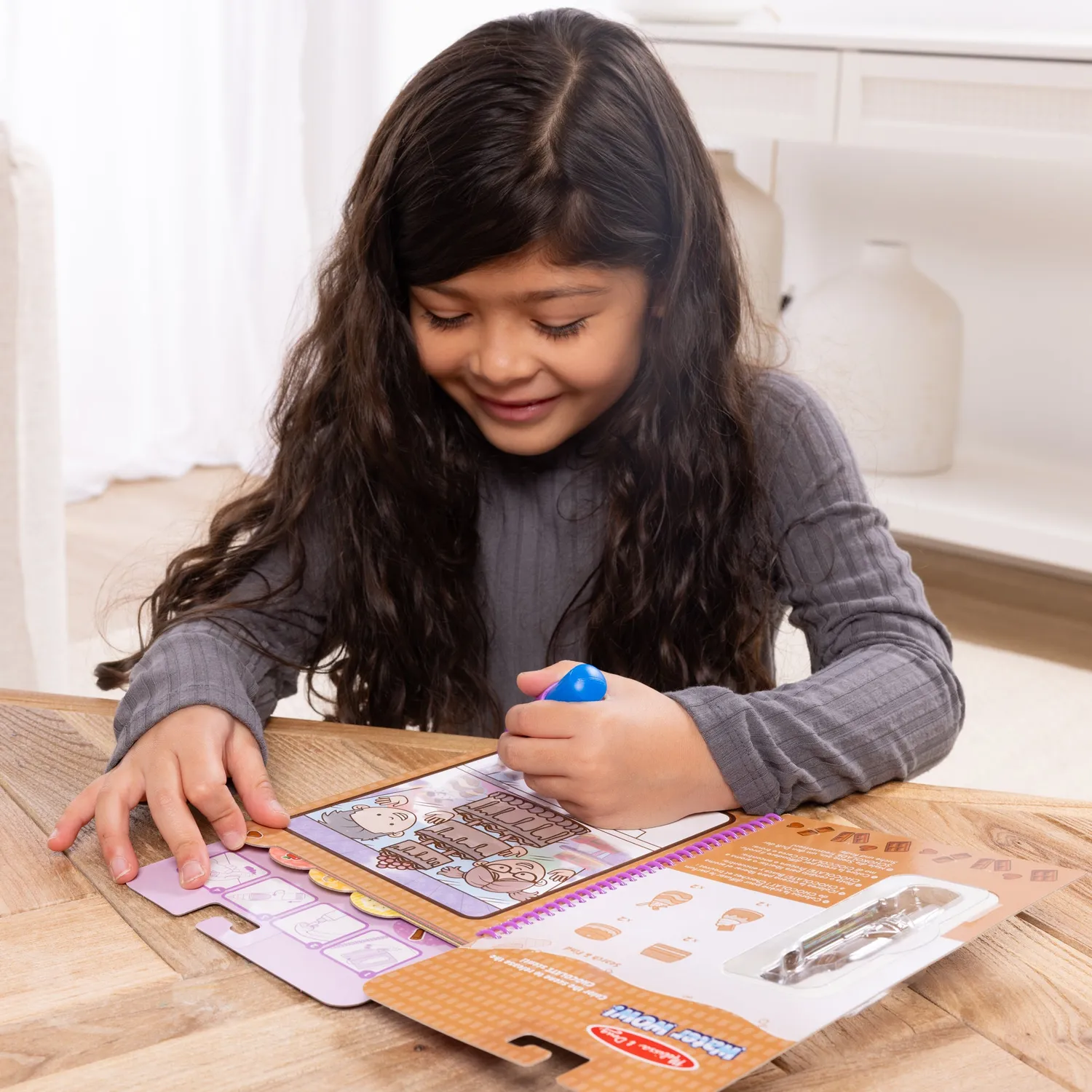 Melissa & Doug Water Wow Treats kleurboek met geur 5 pagina's