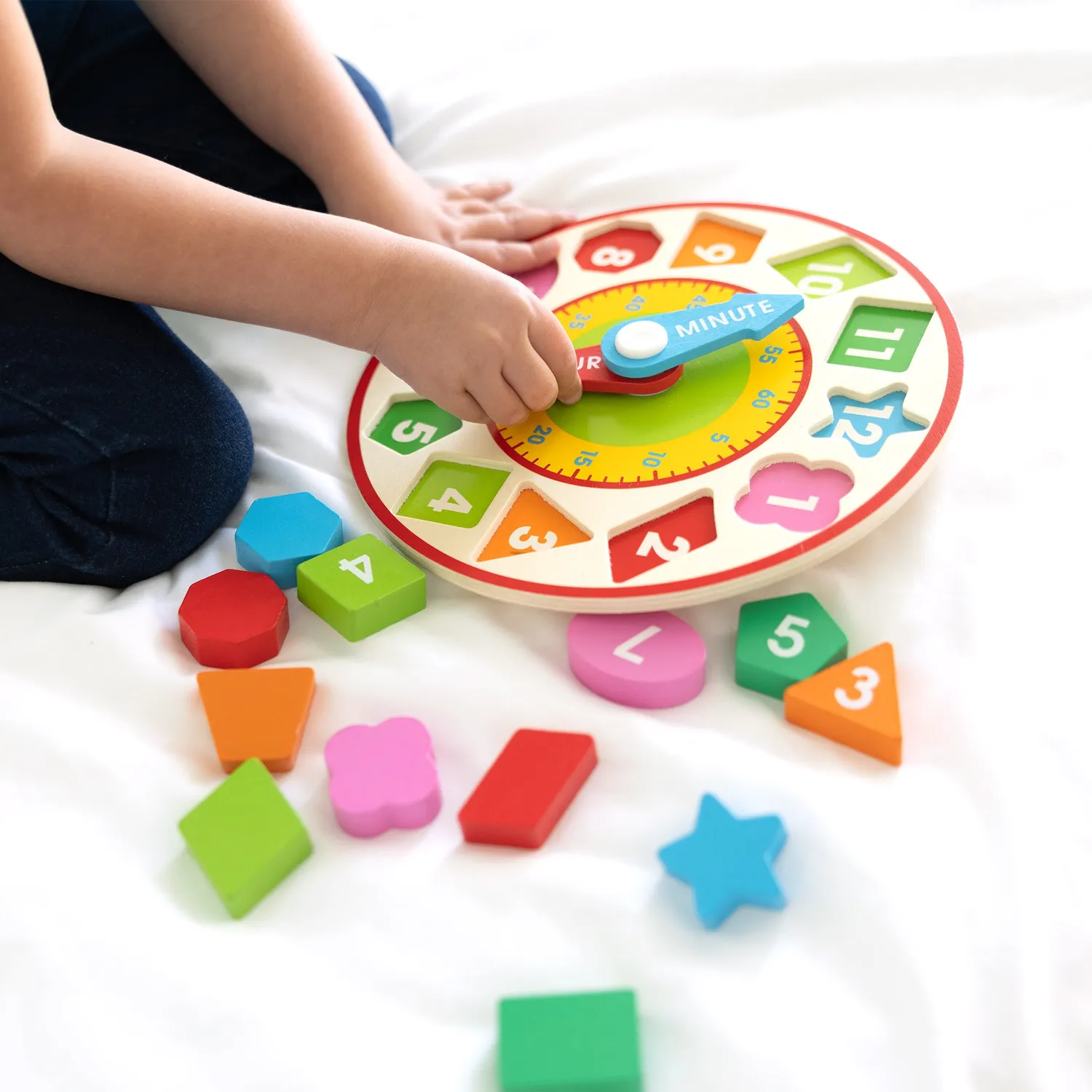 Melissa & Doug Shape Sorting Clock vormenklok hout