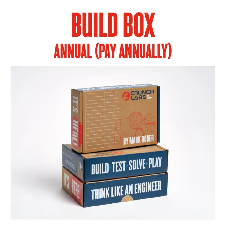 Mark Rober Build Box Pay Annually bouwdoos 12 maanden
