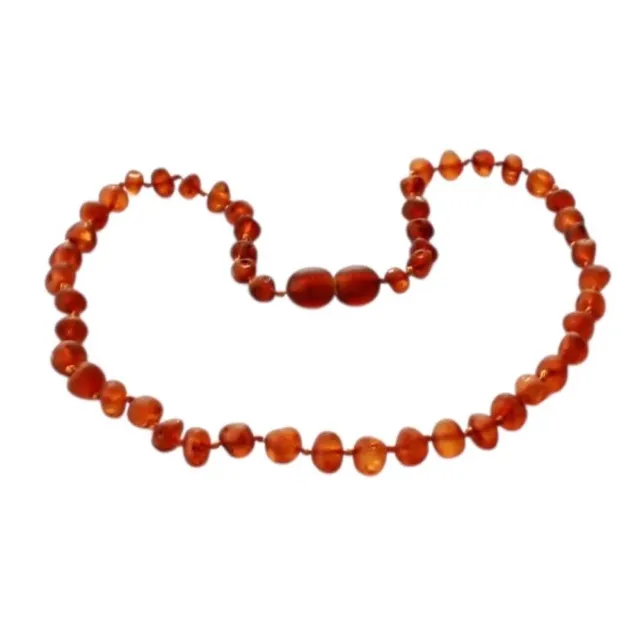 Ginger Fairy Kinderketting barnsteen cognac 32 cm