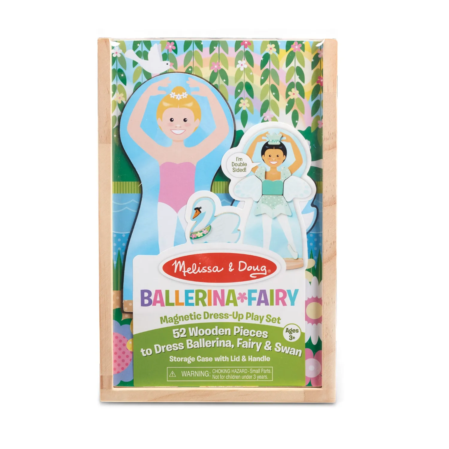 Melissa & Doug magneetspel ballerina fairy aankleedpop 52-delig