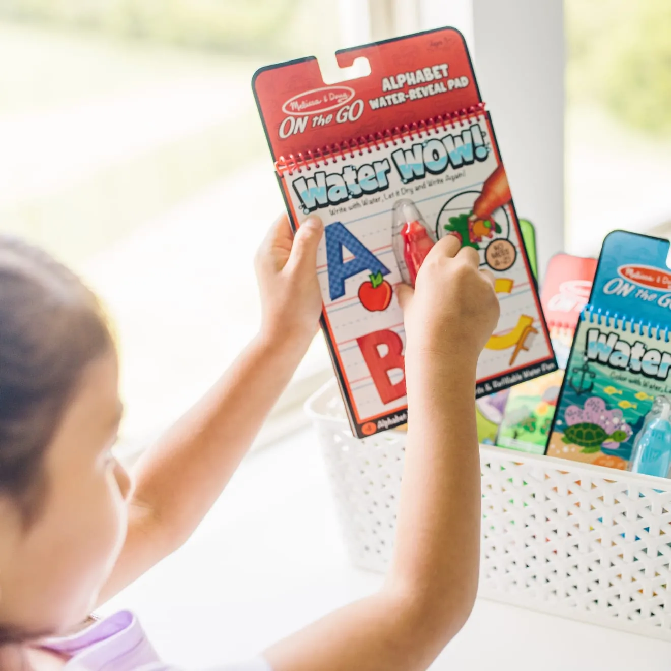 Melissa & Doug Water Wow kleurboek dieren set 3 stuks herbruikbaar