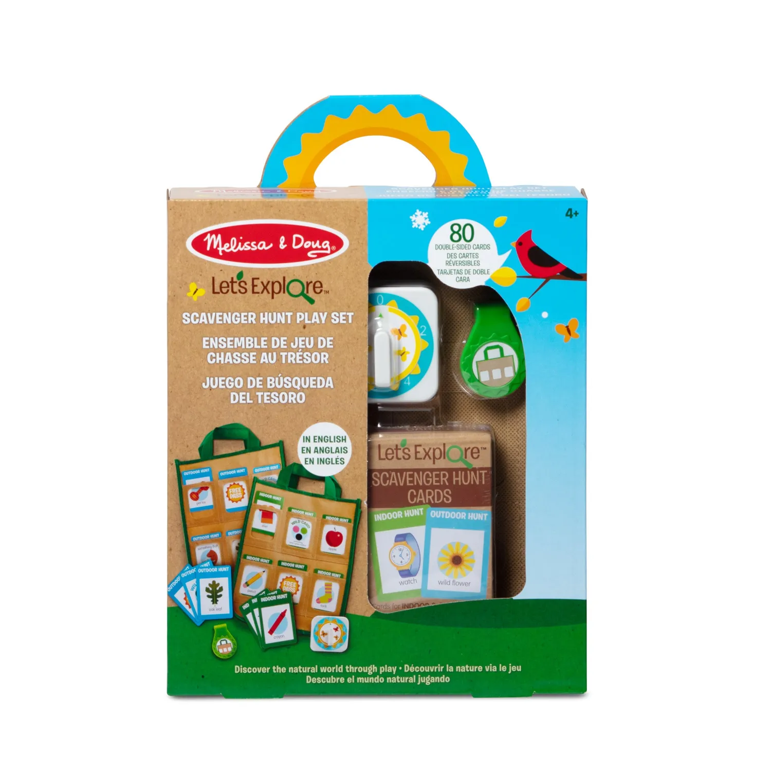 Melissa & Doug Let's Explore speurtocht spelset binnen buiten