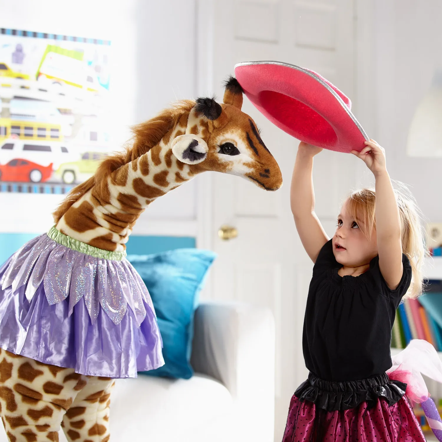 Melissa & Doug Giraffe Knuffel Groot Pluche 120 cm