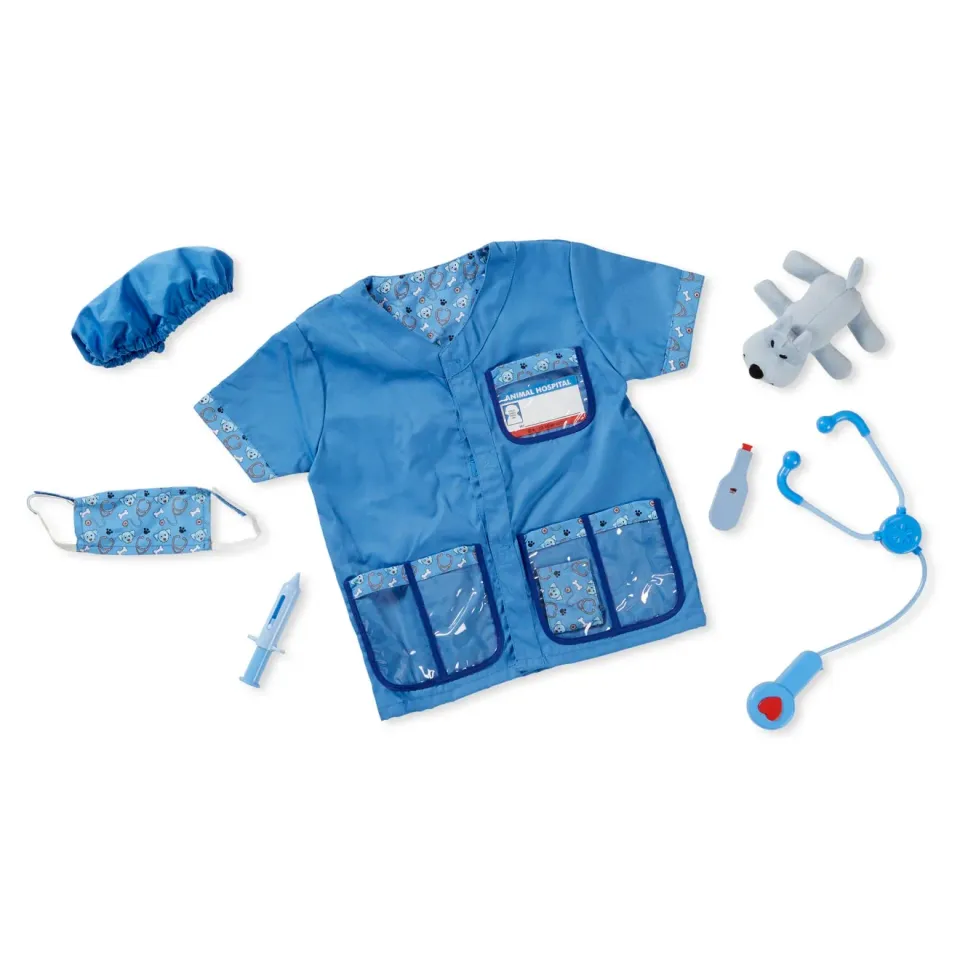 Melissa & Doug Veterinarian Role Play Costume Set verkleedset