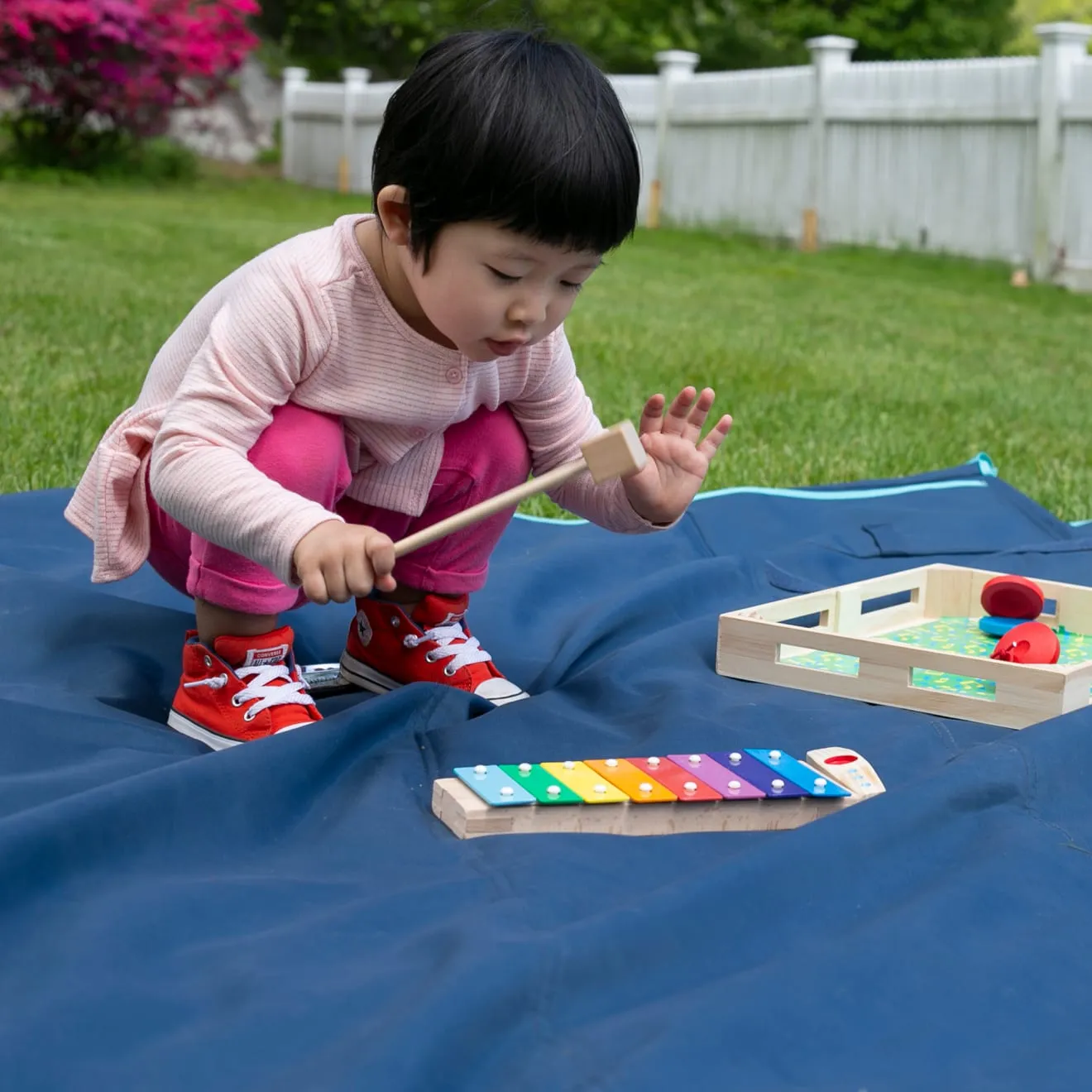 Melissa & Doug Band-in-a-Box Hum Jangle Shake muziekset 5-delig