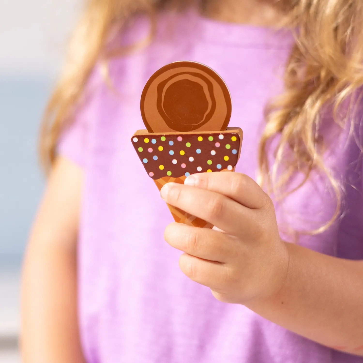 Melissa & Doug Ice Cream magneetpuzzel ijsjes hout 16 stuks