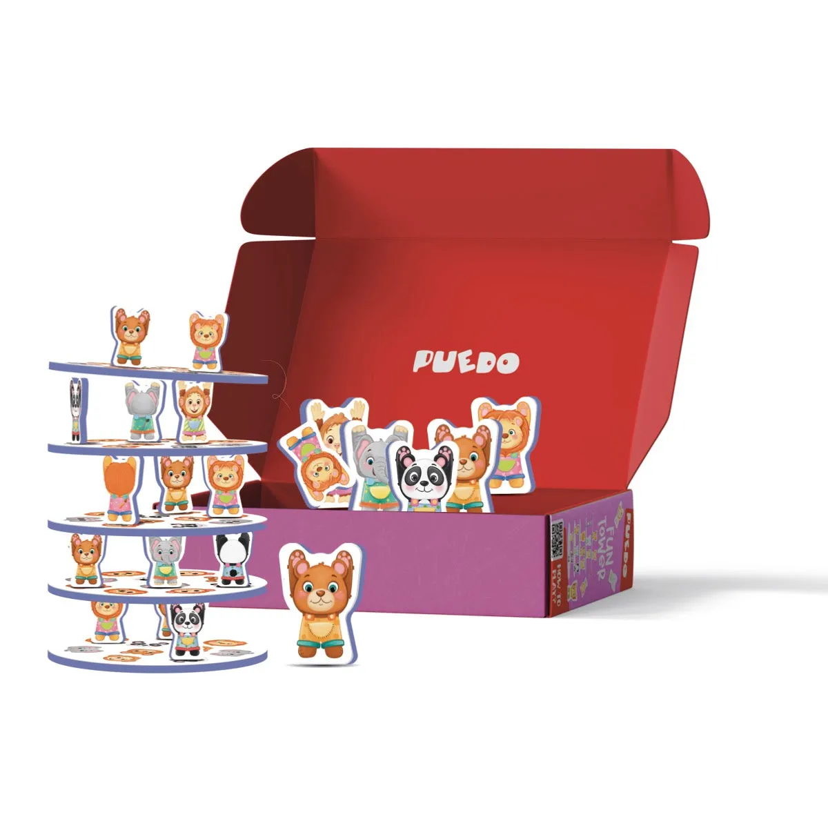 Puedo Fun Tower balanstoren stapelspel