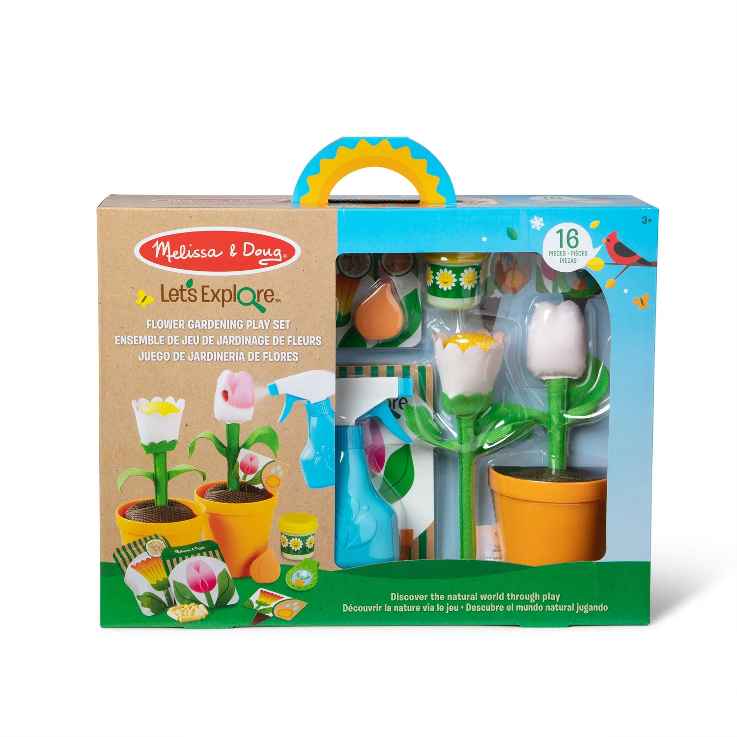 Melissa & Doug Let's Explore Flower Gardening speelset bloemen 3+ jaar