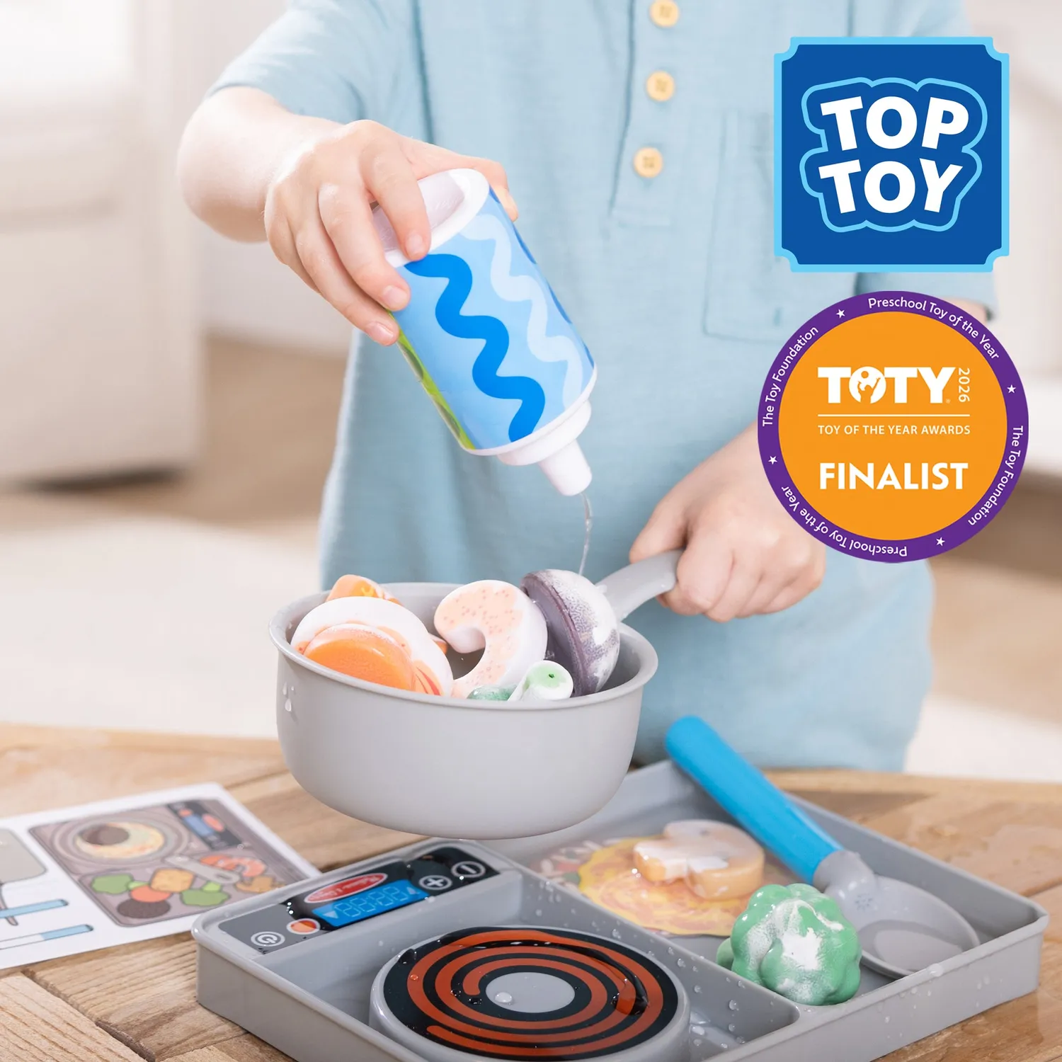 Melissa & Doug Water WOW Simmer & Stir speelkookset koken