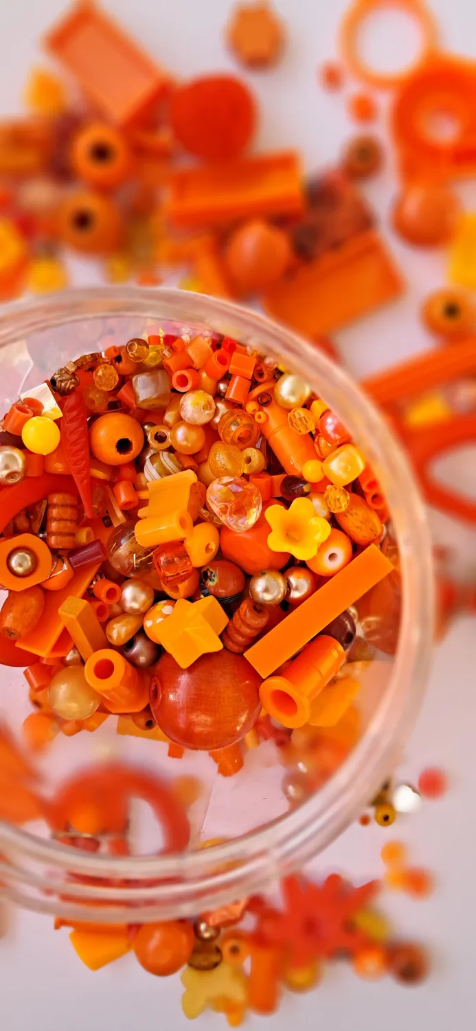 De Potjeskast Oranje speelpot 750 ml oranje mix