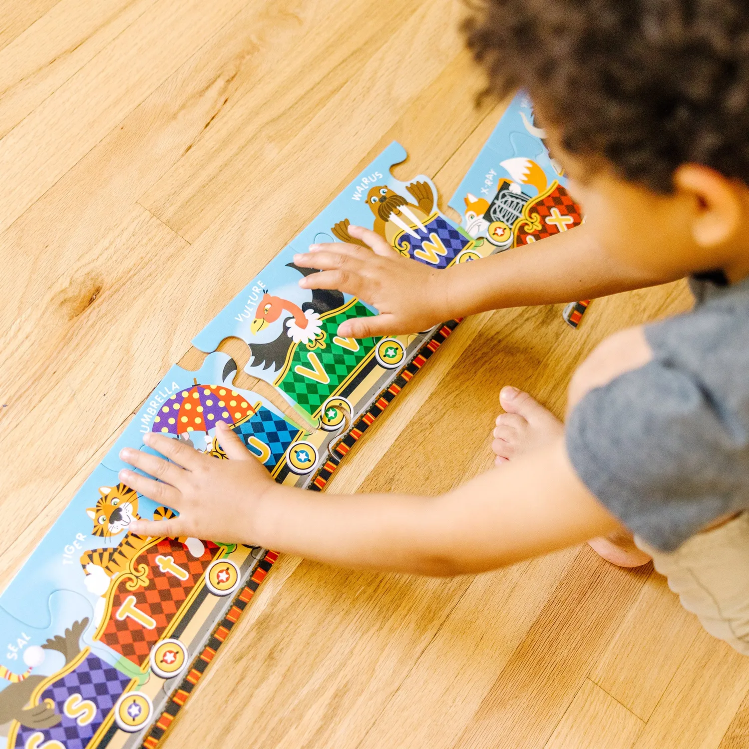 Melissa & Doug Alphabet Express vloerpuzzel 27 stukjes