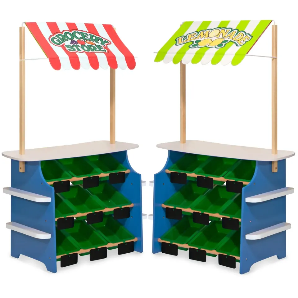 Melissa & Doug Grocery Store speelwinkel hout limonadekraam 3+ jaar