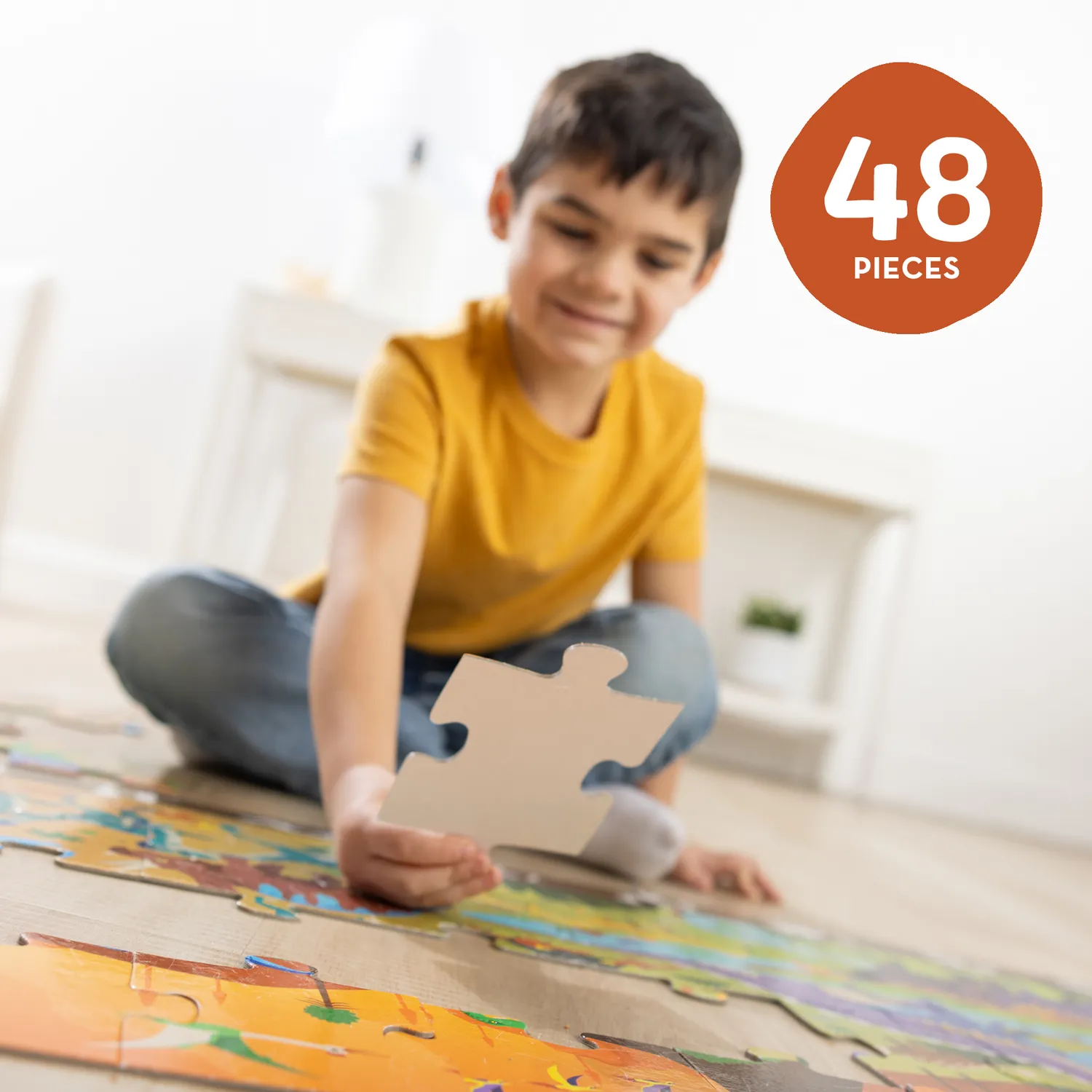 Melissa & Doug Land of Dinosaurs vloerpuzzel 48 stukjes dino