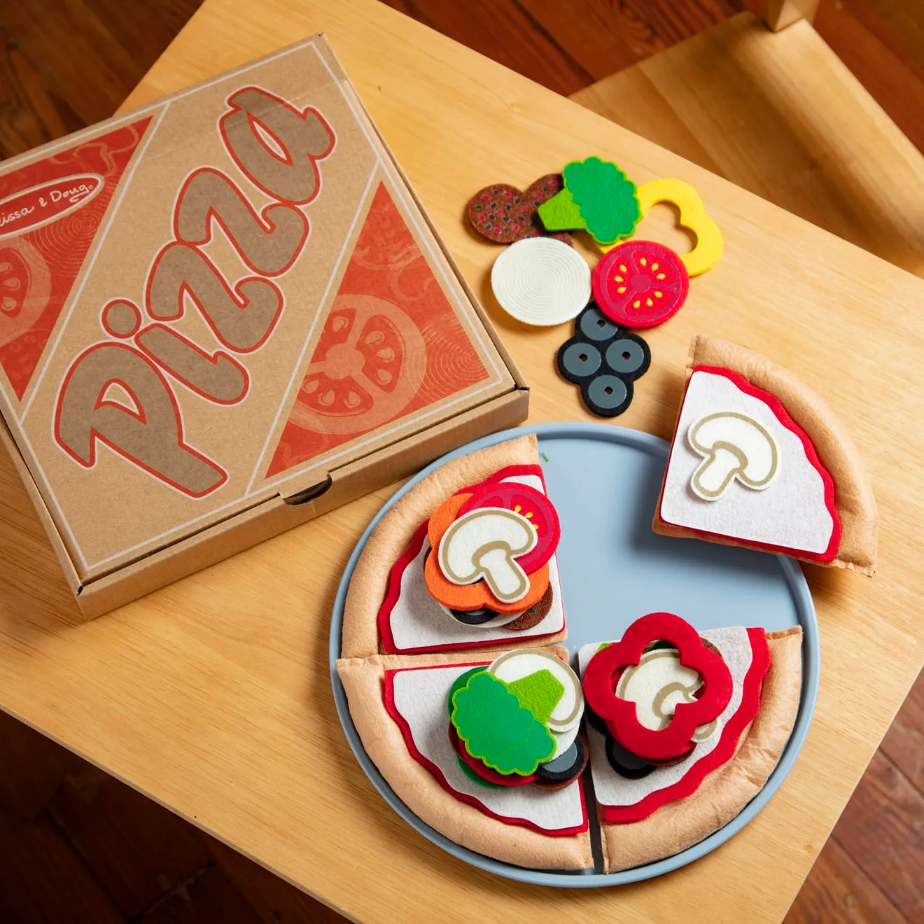 Melissa & Doug Pizza Speelvoedsel Vilt 42-delig