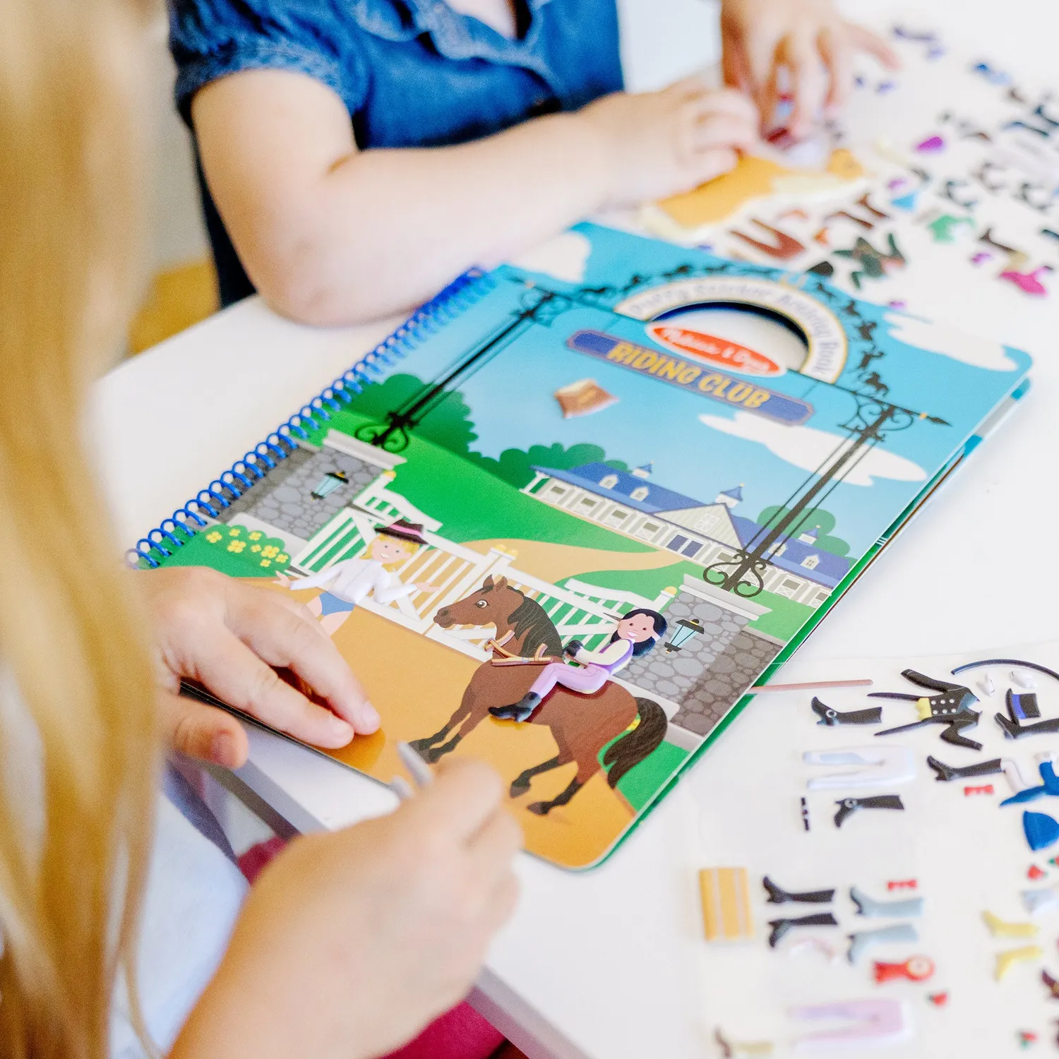 Melissa & Doug Riding Club puffy stickerboek herbruikbaar