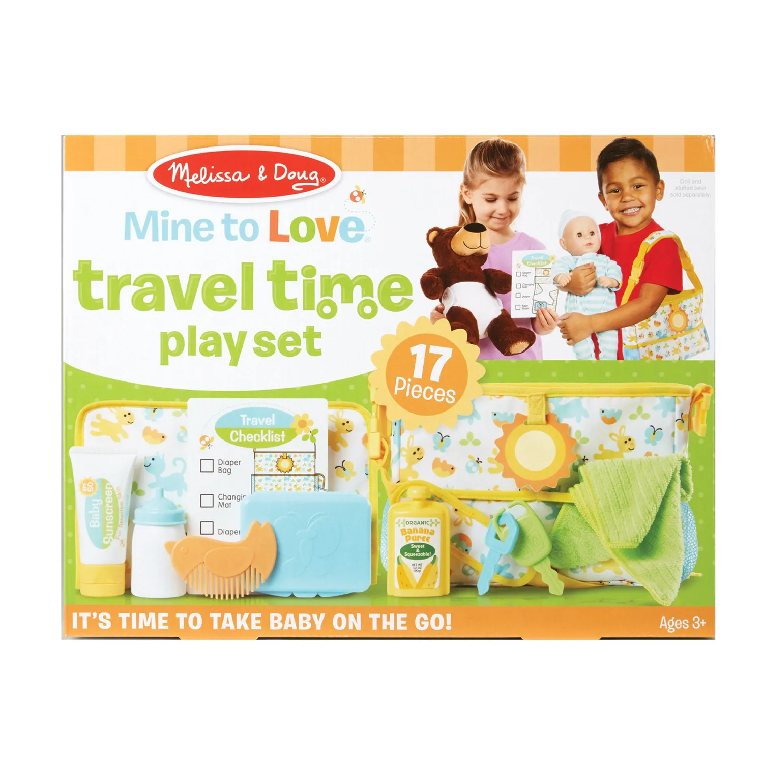 Melissa & Doug Mine to Love reisset poppenspel 17-delig