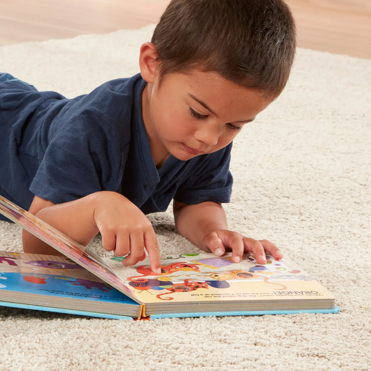 Melissa & Doug Poke-a-Dot Kleuren kartonboek pop