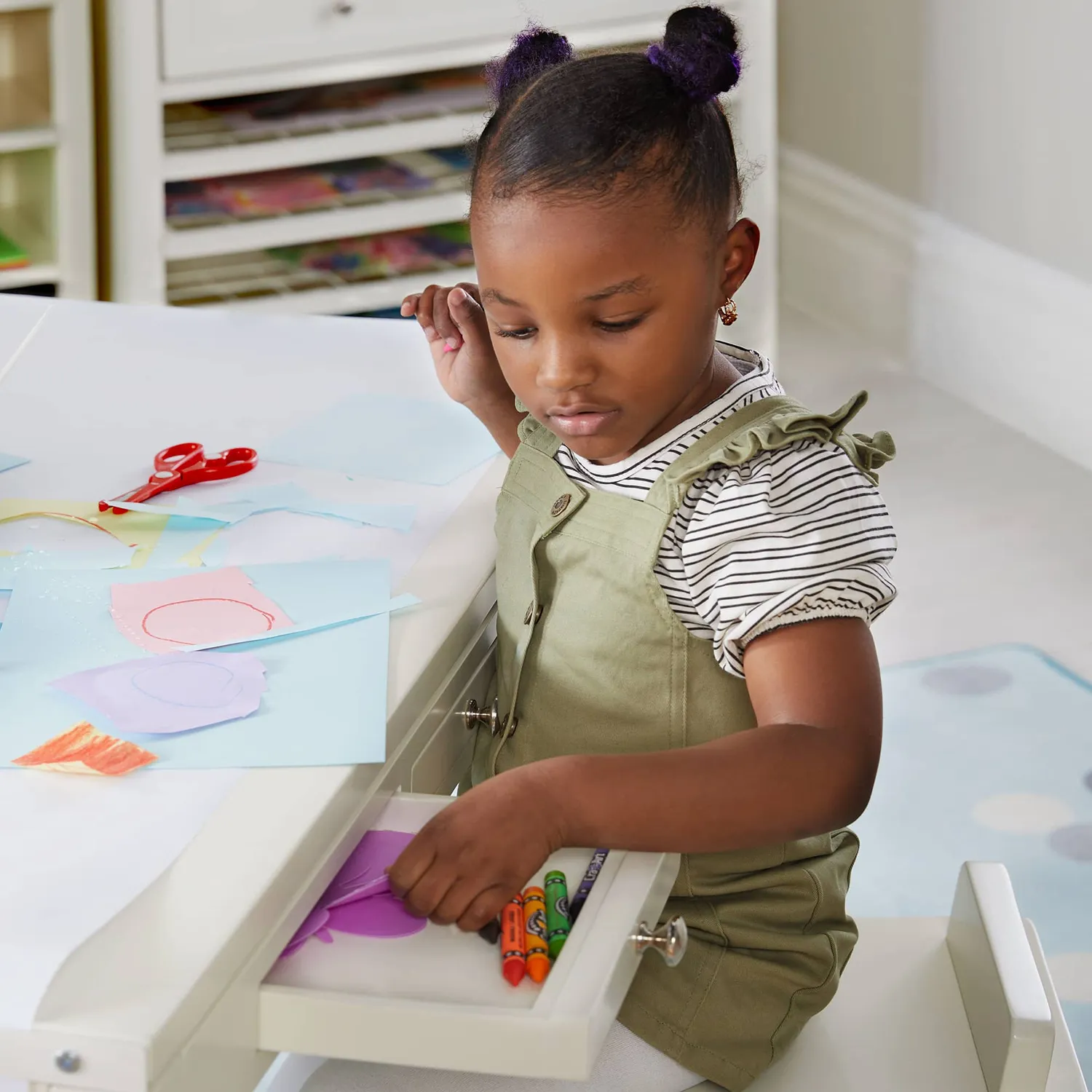 Guidecraft Martha Stewart tekentafel papierrol wit