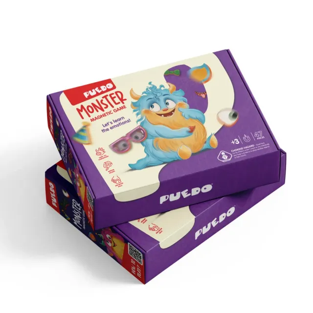 Puedo Monster magnetisch spel emoties magneetdoos