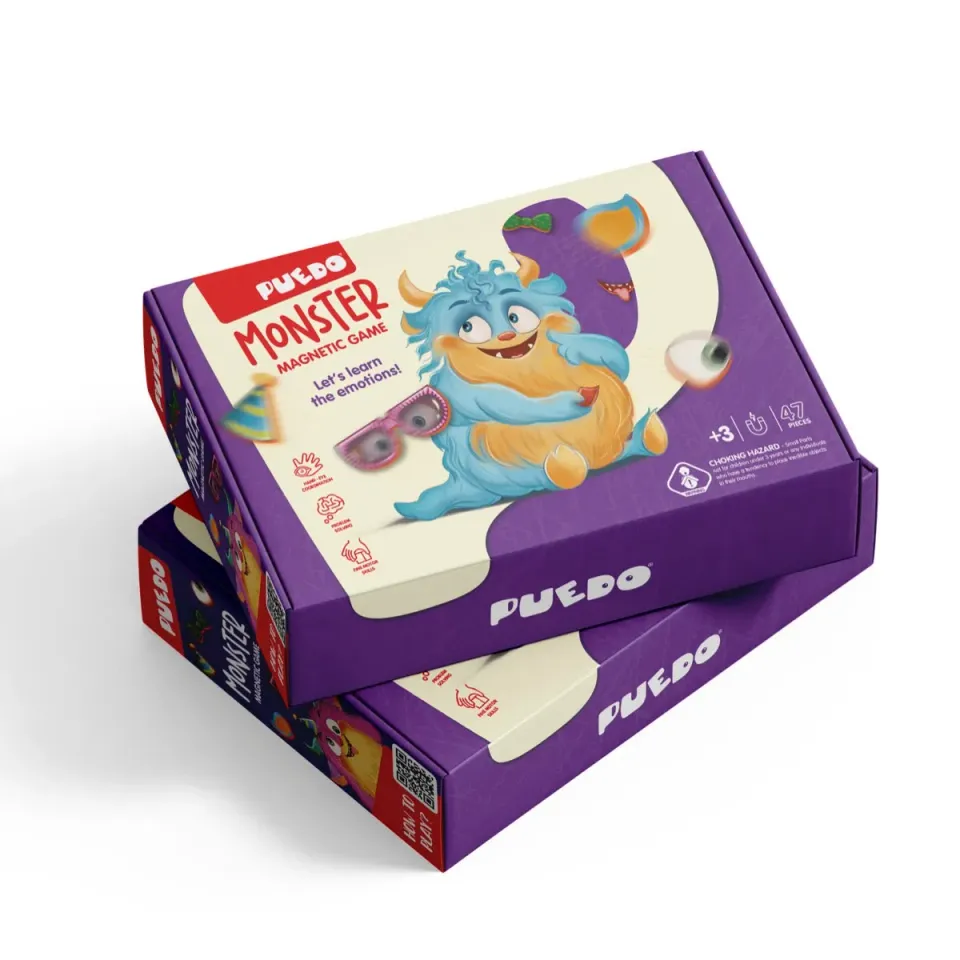 Puedo Monster magnetisch spel emoties magneetdoos