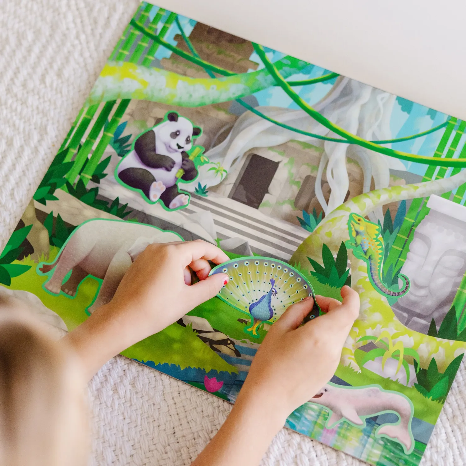 Melissa & Doug Jungle Herbruikbaar Stickerboek Savanne