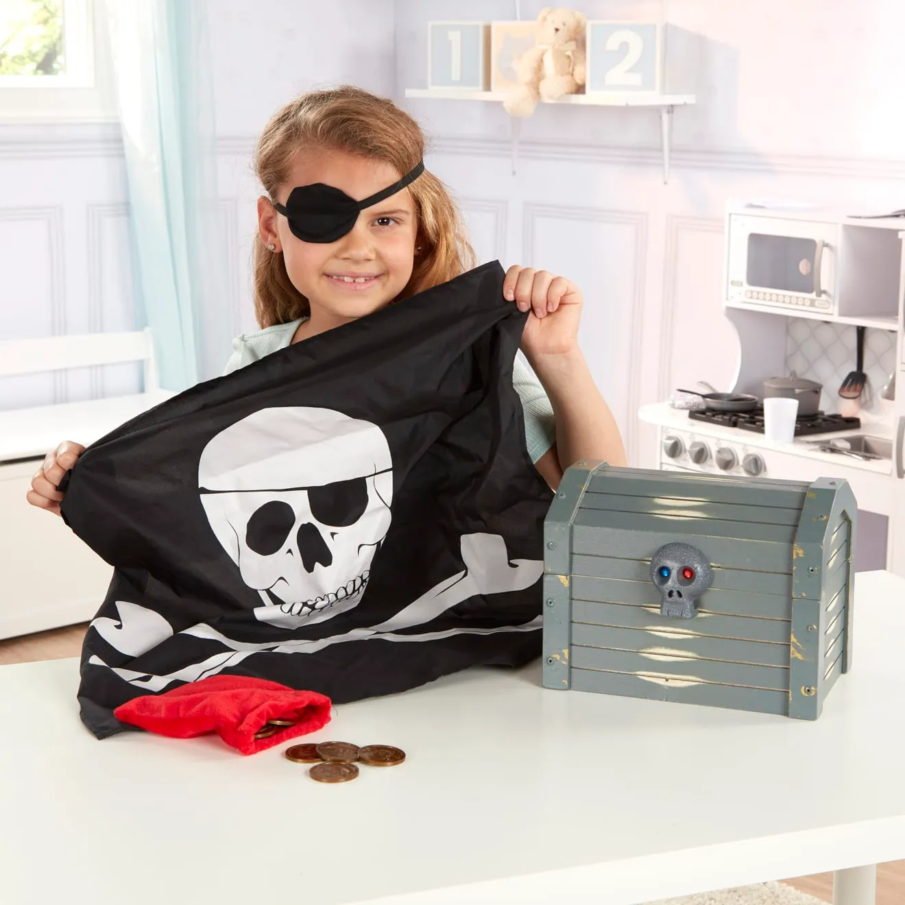 Melissa & Doug Piratenkist Houten Speelset Accessoires